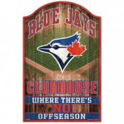 Toronto Blue Jays 11 x 17 Wood Fan Cave Sign