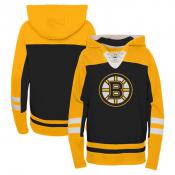 Boston Bruins Youth Ageless Revisited Lace-Up Pullover Hoodie