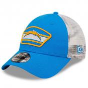 Los Angeles Chargers Logo Patch Trucker 9Forty Snapback Hat