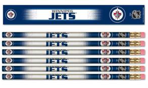Winnipeg Jets 6 Pack Pencil Set