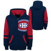 Montreal Canadiens Youth Faceoff Fleece Full-Zip Hoodie