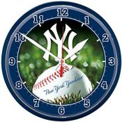 New York Yankees 12 inch Round Clock