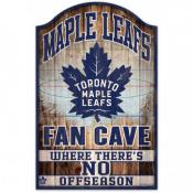 Toronto Maple Leafs 11 x 17 Wood Fan Cave Sign