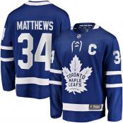 Auston Matthews Toronto Maple Leafs Captain Adult Home Breakaway Jersey