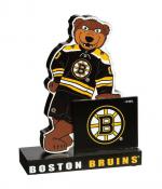 Boston Bruins Mascot Statue with Bruins Logo