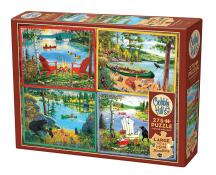 Cobble Hill - 275 pc. Puzzle - Cabin Country