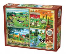 Cobble Hill - 275 pc. Puzzle - Country Friends