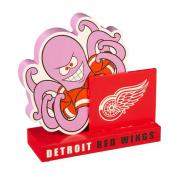 Detroit Red Wings Mascot Statue with Red Wings Logo