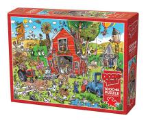 Cobble Hill - 1000 pc. Puzzle - Doodletown: Farmyard Folly