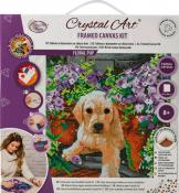 Craft Buddy Crystal Art - Floral Pup