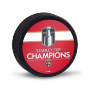 Florida Panthers Stanley Cup Champions Hockey Puck (Packaged)