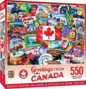 Masterpieces - 500 pc. Puzzle - Greetings From Canada