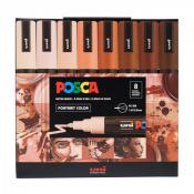 Posca Paint Markers 5M - Set of 8 (Portrait Set)