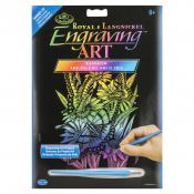 Royal & Langnickel Engraving Art - Butterflies and Daisies (Rainbow)
