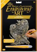 Royal & Langnickel Engraving Art - Owls (Gold)