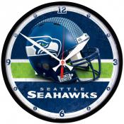 Seattle Seahawks 12 inch Round Clock