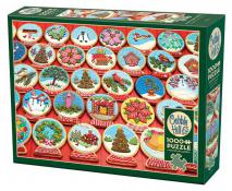 Cobble Hill - 1000 pc. Puzzle - Snow Globe Cookies